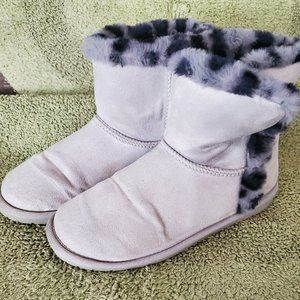 True Craft Gray (suede-like) booties